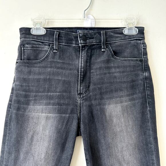 Abercrombie & Fitch Jeans Black Size 27/4 High Rise Super Skinny Denim Stretch - Picture 2 of 8